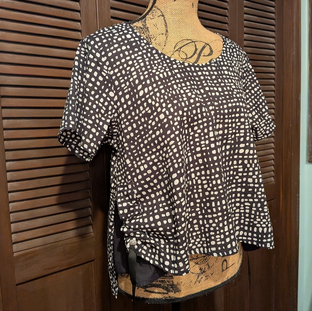 Black and White Women's Top